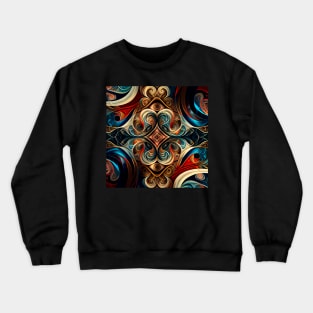 Geometric Pattern Vintage Crewneck Sweatshirt